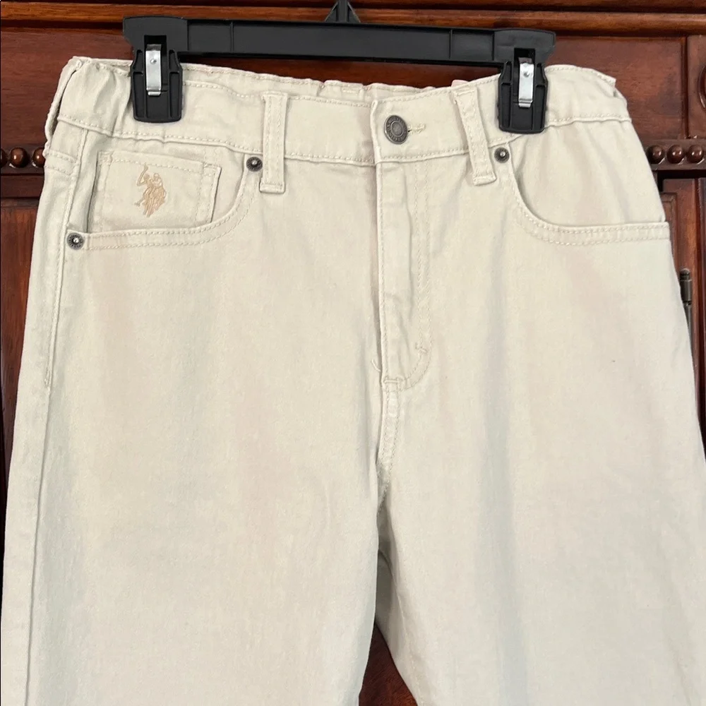 U.S. Polo Assn. Boy’s  Denim and Cream Jeans